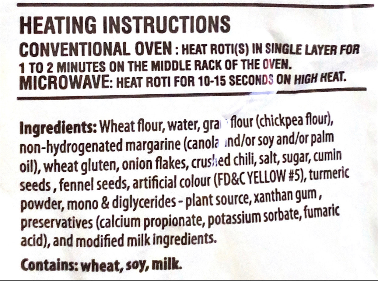 Besan Roti Chickpea