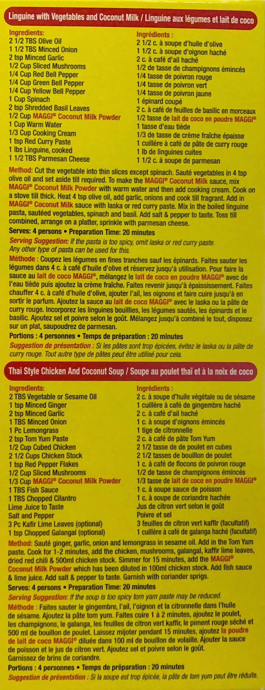 Coconut Milk Powder Mix