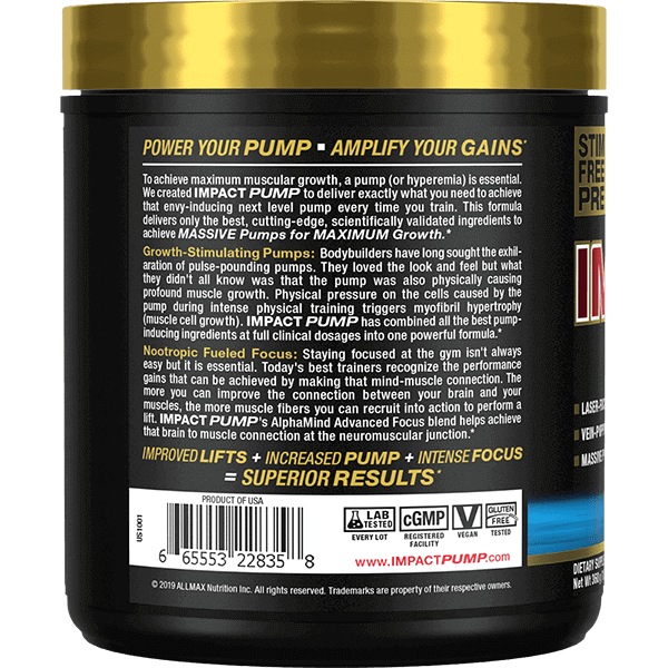 AllMax Nutrition Impact Pump 30 Servings