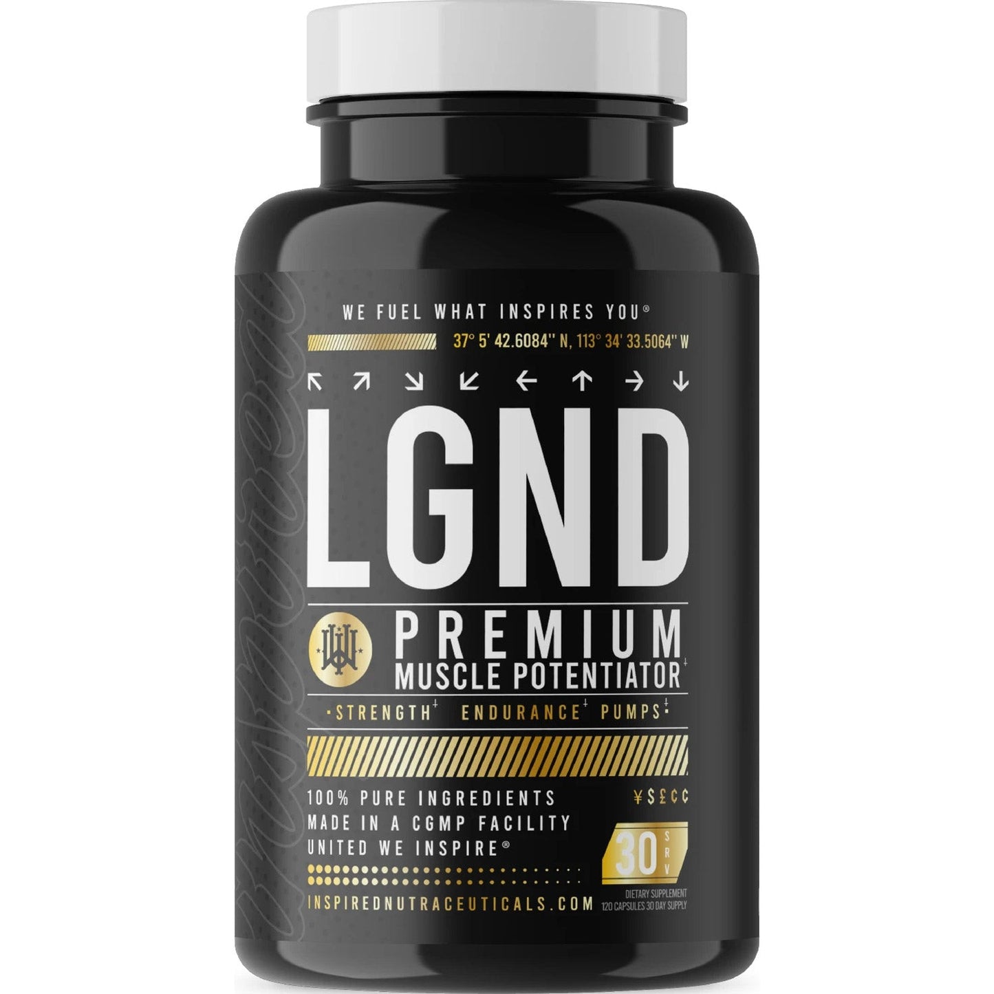 Inspired Nutraceuticals LGND 120 Capsules