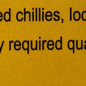 Dried Vathals (Dried chilies)