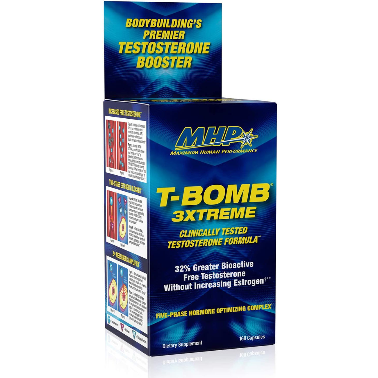 MHP T-Bomb 3XTREME 168 Capsules
