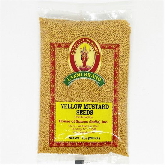 Laxmi Yellow Mustard Seeds Whole 7oz