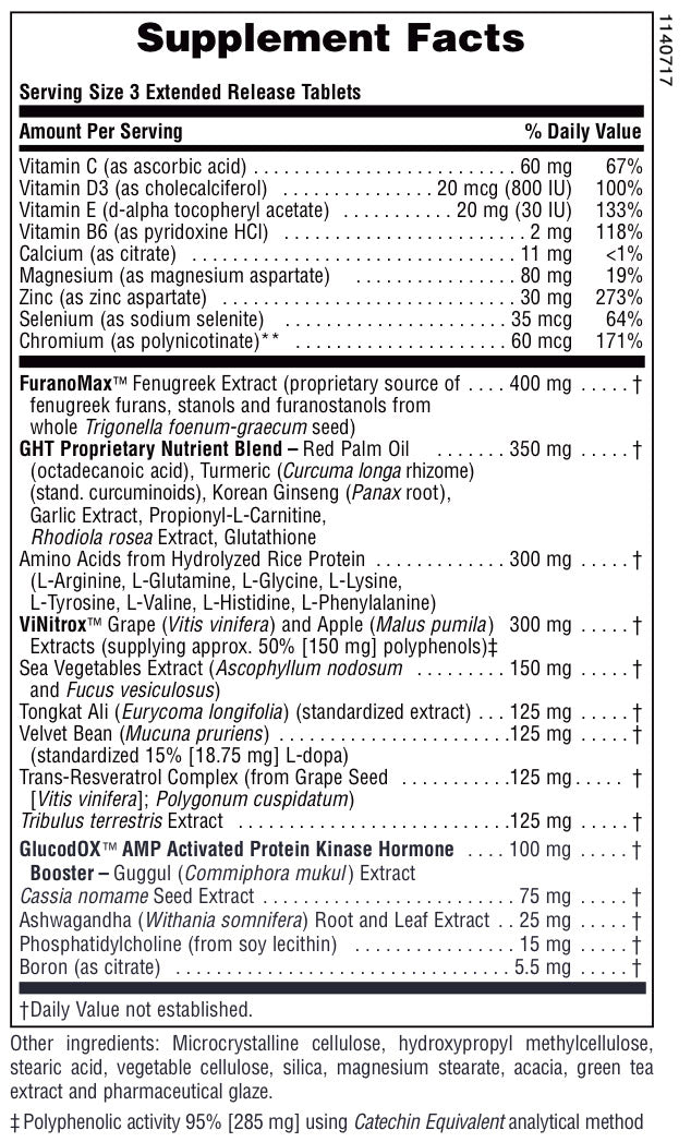 NaturesPlus Ultra GHT MALE Extended Release Bi-Layered 90 Tablets