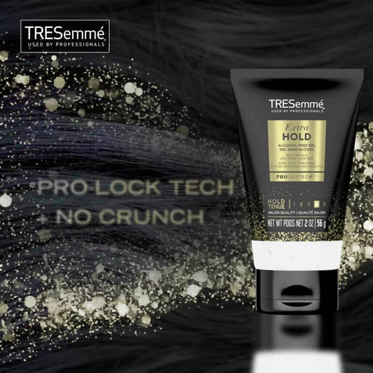 Tresemme TRES Two Frizz Control Humidity Resistant Squeeze Hair Styling Gel, 2 oz, Travel Size