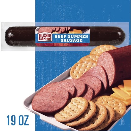 Hillshire Farm Hardwood Smoked Beef Summer Sausage, 19 oz