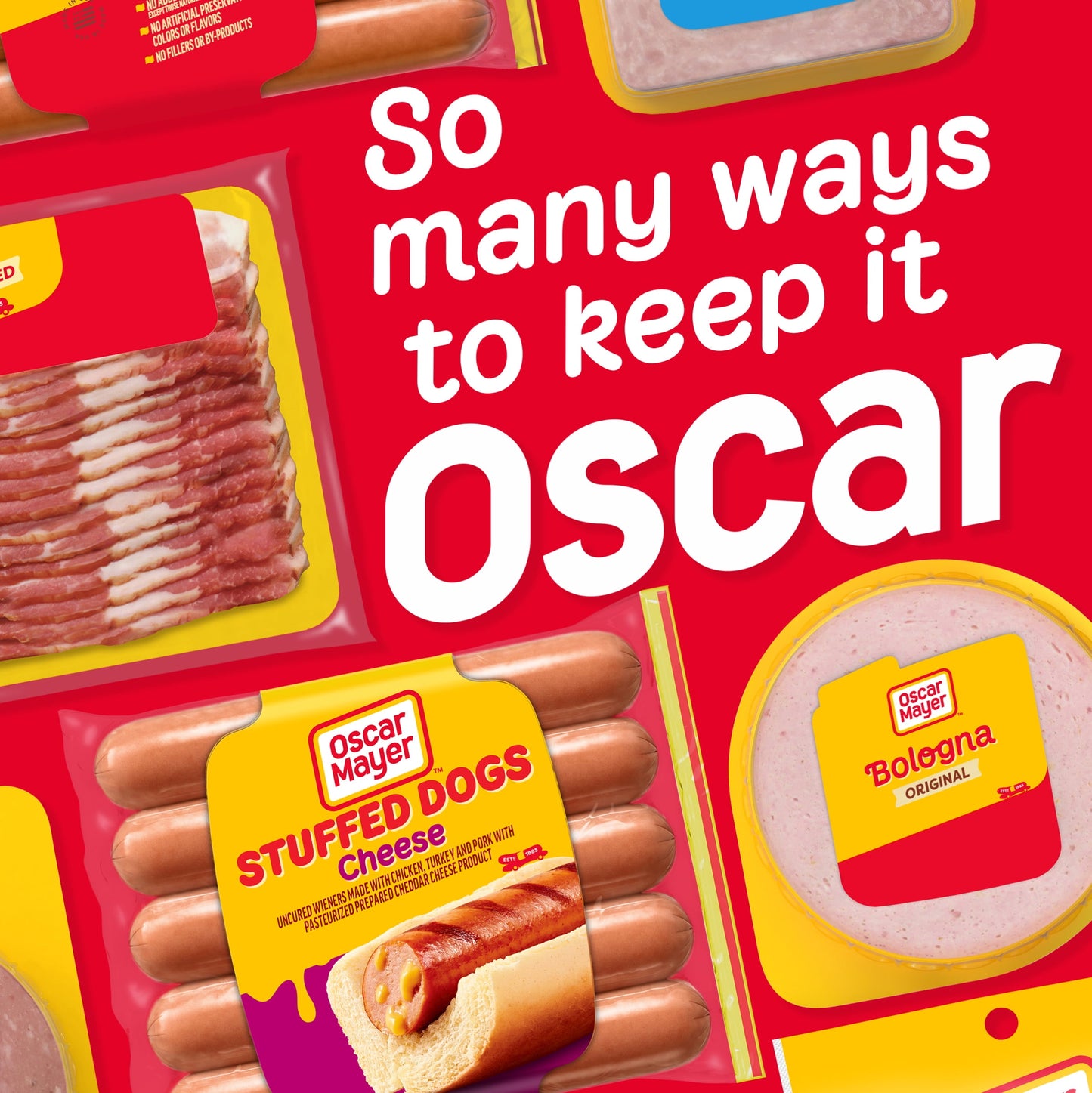 Oscar Mayer Uncured Cheese Hot Dogs, 10 ct. Pack