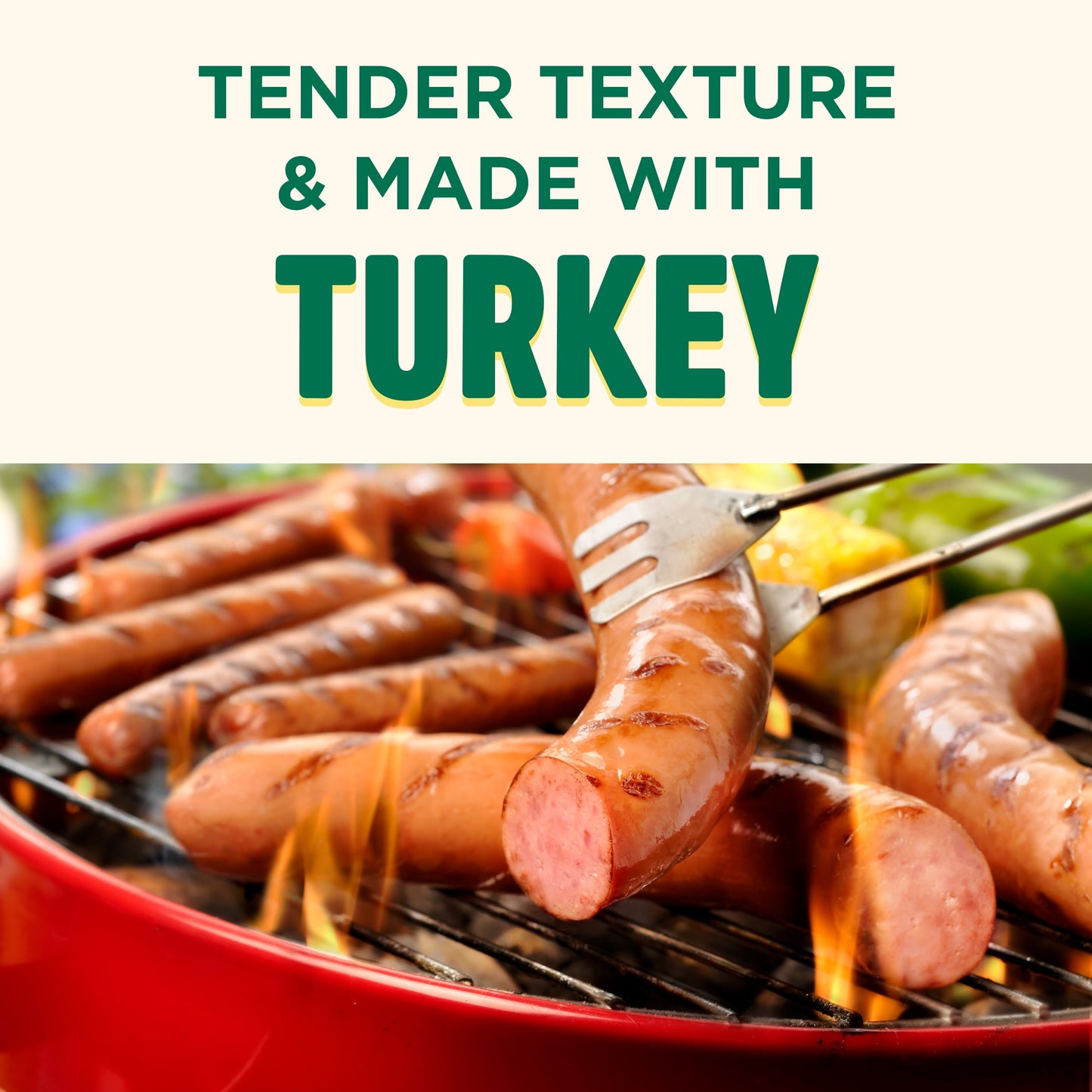 Eckrich Skinless Turkey Smoked Sausage, 13 oz