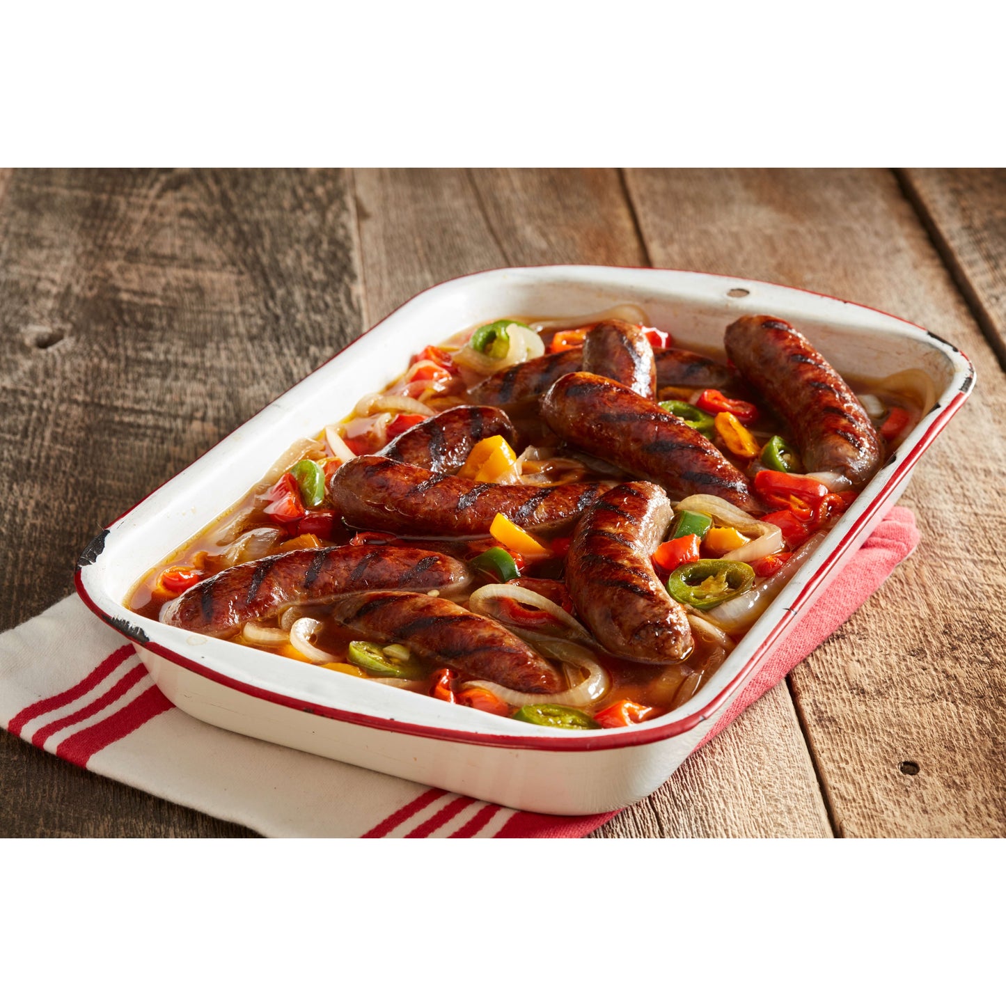 Johnsonville Brats Beer Pork Bratwurst Links, 19 oz, 5 Count Tray
