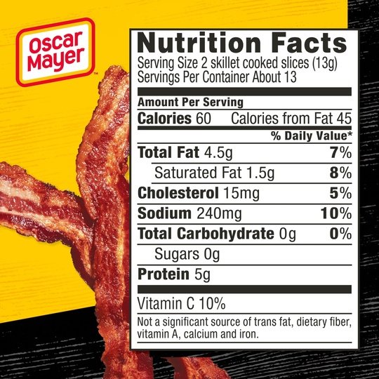 Oscar Mayer Center Cut Original Bacon Mega Pack, 17 oz Pack