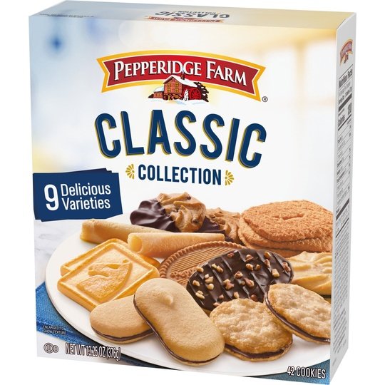 Pepperidge Farm Cookies Classic Collection, 9 Cookie Varieties, 13.25 oz. Box