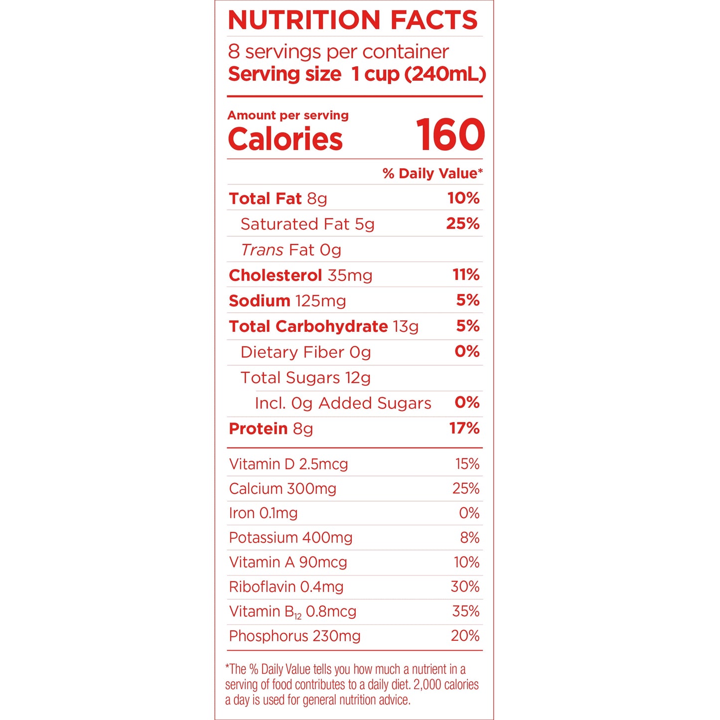 Lactaid Whole Milk, 64 oz
