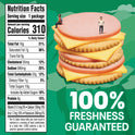 Lunchables Light Bologna & American Cheese Cracker Stackers Kids Lunch Snack, 3.1 oz Tray