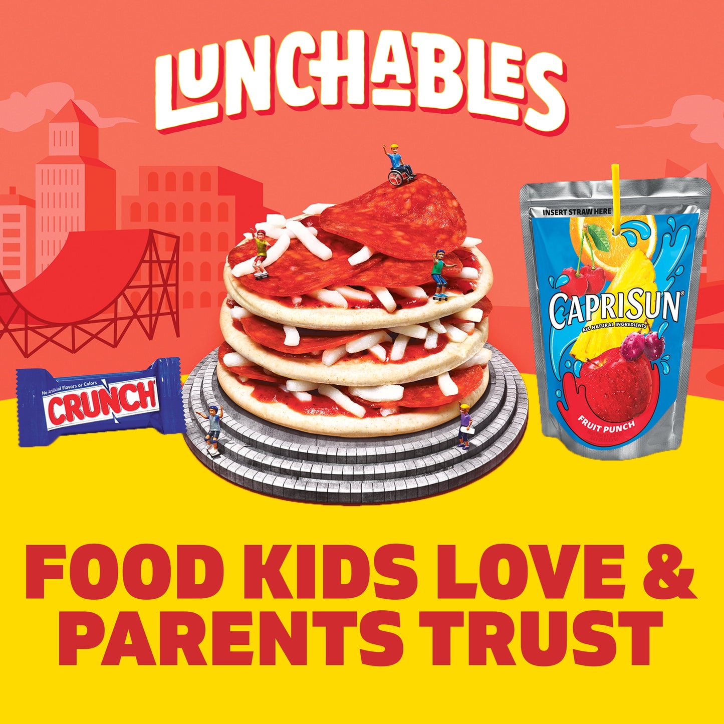 Lunchables Pizza with Pepperoni Kids Lunch Meal Kit, 10.7 oz Box
