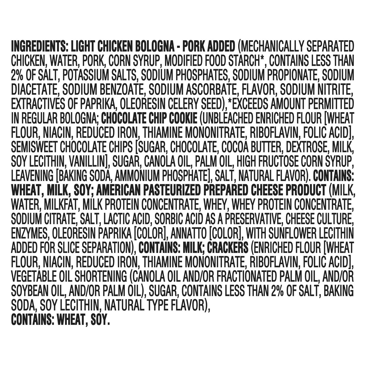 Lunchables Light Bologna & American Cheese Cracker Stackers Kids Lunch Snack, 3.1 oz Tray