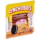 Lunchables Ham & American Cheese Cracker Stackers Kids Lunch Snack, 3.2 oz Tray