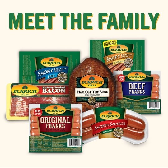 Eckrich Natural Casing Smoked Sausage Rope