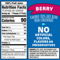 Capri Sun 100% Juice Berry Juice Box Pouches, 10 ct Box, 6 fl oz Pouches