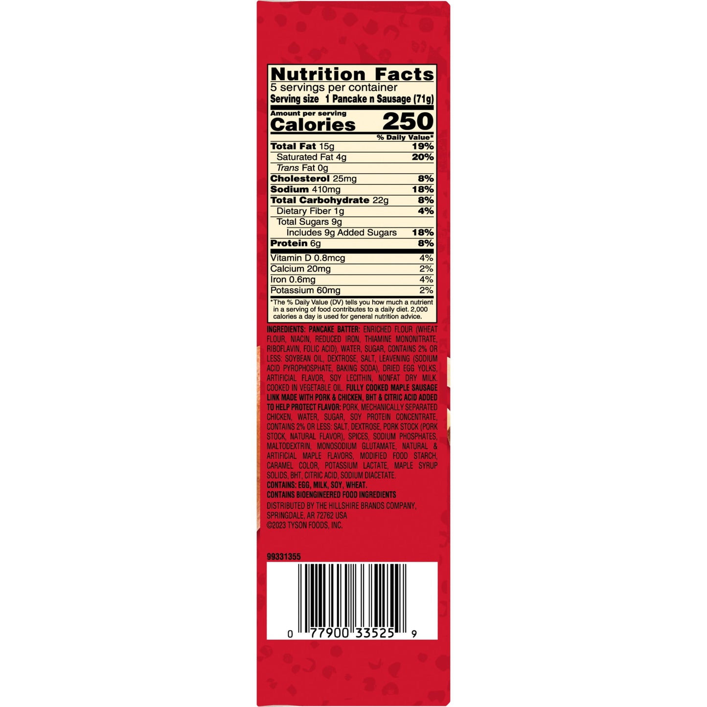 Jimmy Dean Pancake & Sausage on a Stick, 5 Count (Frozen)