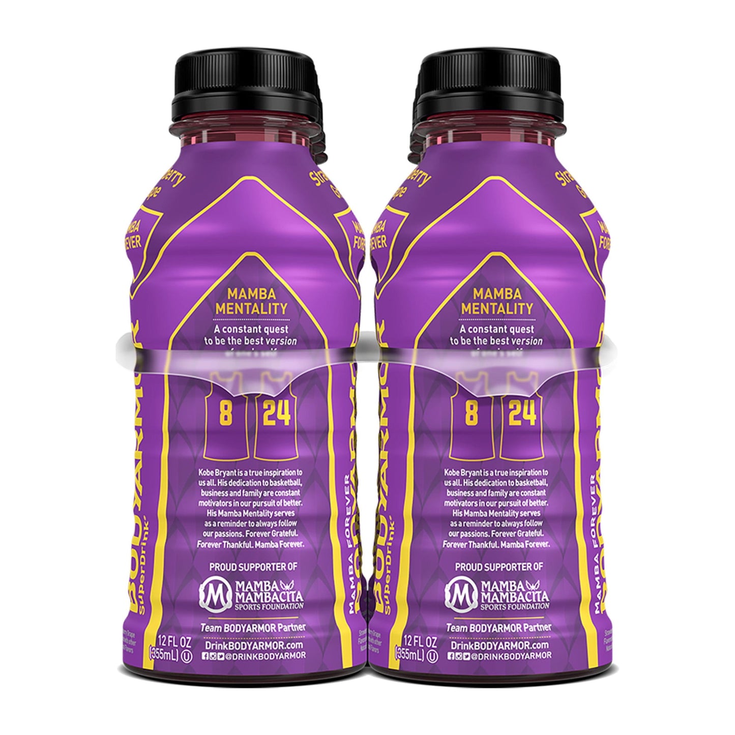 BODYARMOR Sports Drink Mamba Forever, 12 fl oz, 8 Pack