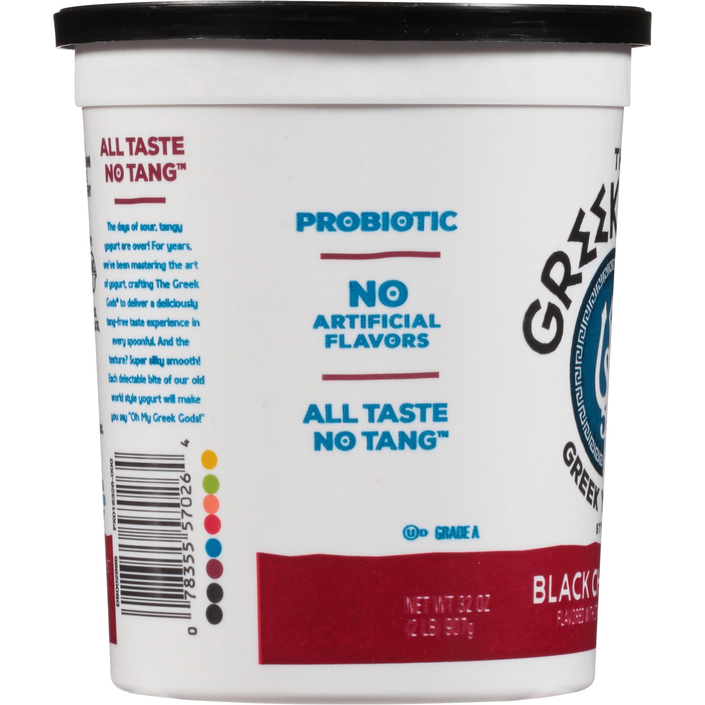 The Greek Gods Probiotic Black Cherry with Honey Greek Yogurt, 32 oz