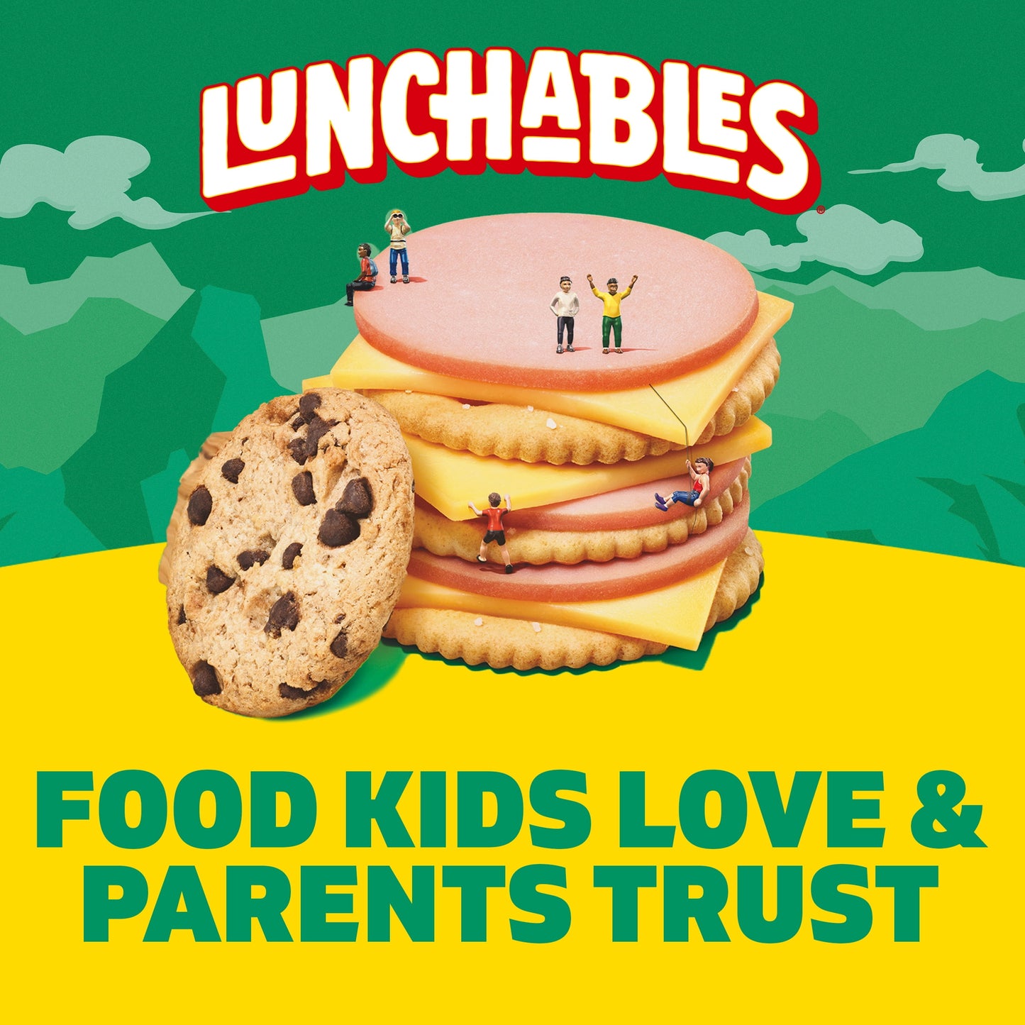Lunchables Light Bologna & American Cheese Cracker Stackers Kids Lunch Snack, 3.1 oz Tray