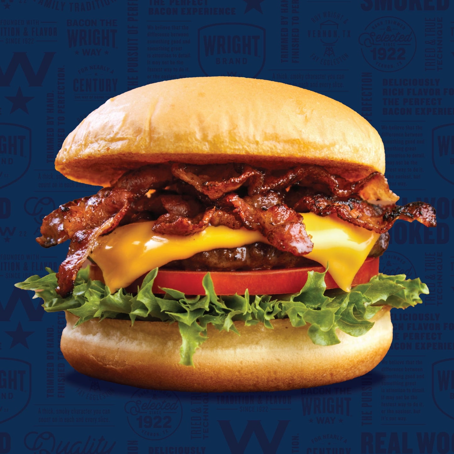 Wright Brand Thick Sliced Hickory Smoked Bacon, 3 lb.