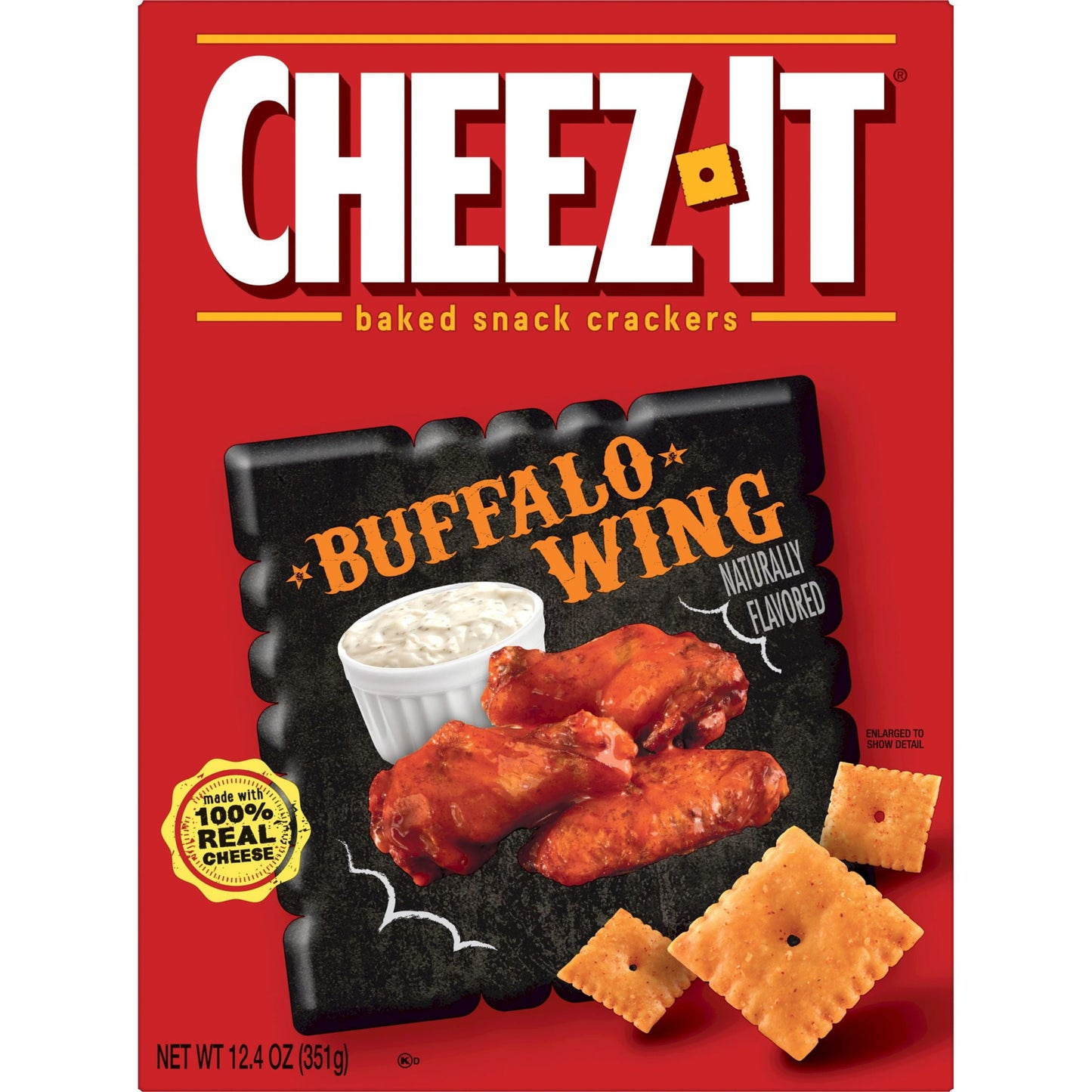 Cheez-It Buffalo Wing Cheese Crackers, 12.4 oz