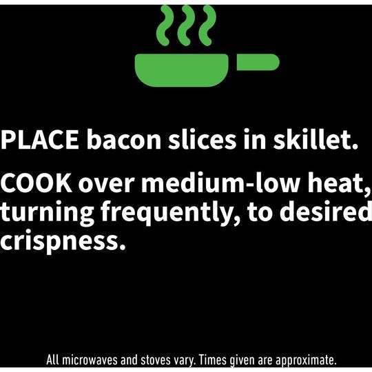HORMEL BLACK LABEL Lower Sodium Pork Bacon, Gluten Free, 16 oz Plastic Package