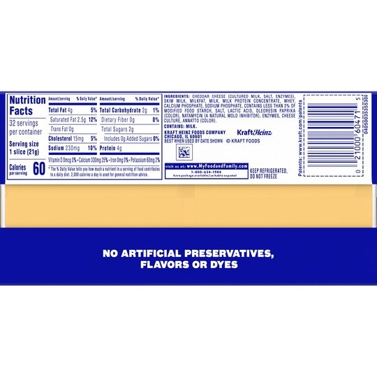 Kraft Singles American Cheese Slices Twin Pk, 32 Ct Pk