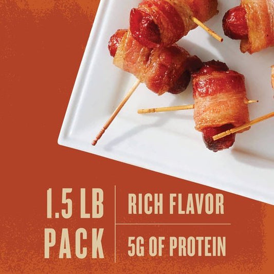 Wright Brand Thick Sliced Hickory Smoked Maple Bacon, 1.5 lb