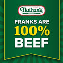 Nathan's Famous Jumbo Restaurant Style Beef Franks, 12 oz