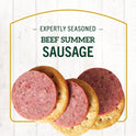 Hillshire Farm Hardwood Smoked Beef Summer Sausage, 19 oz