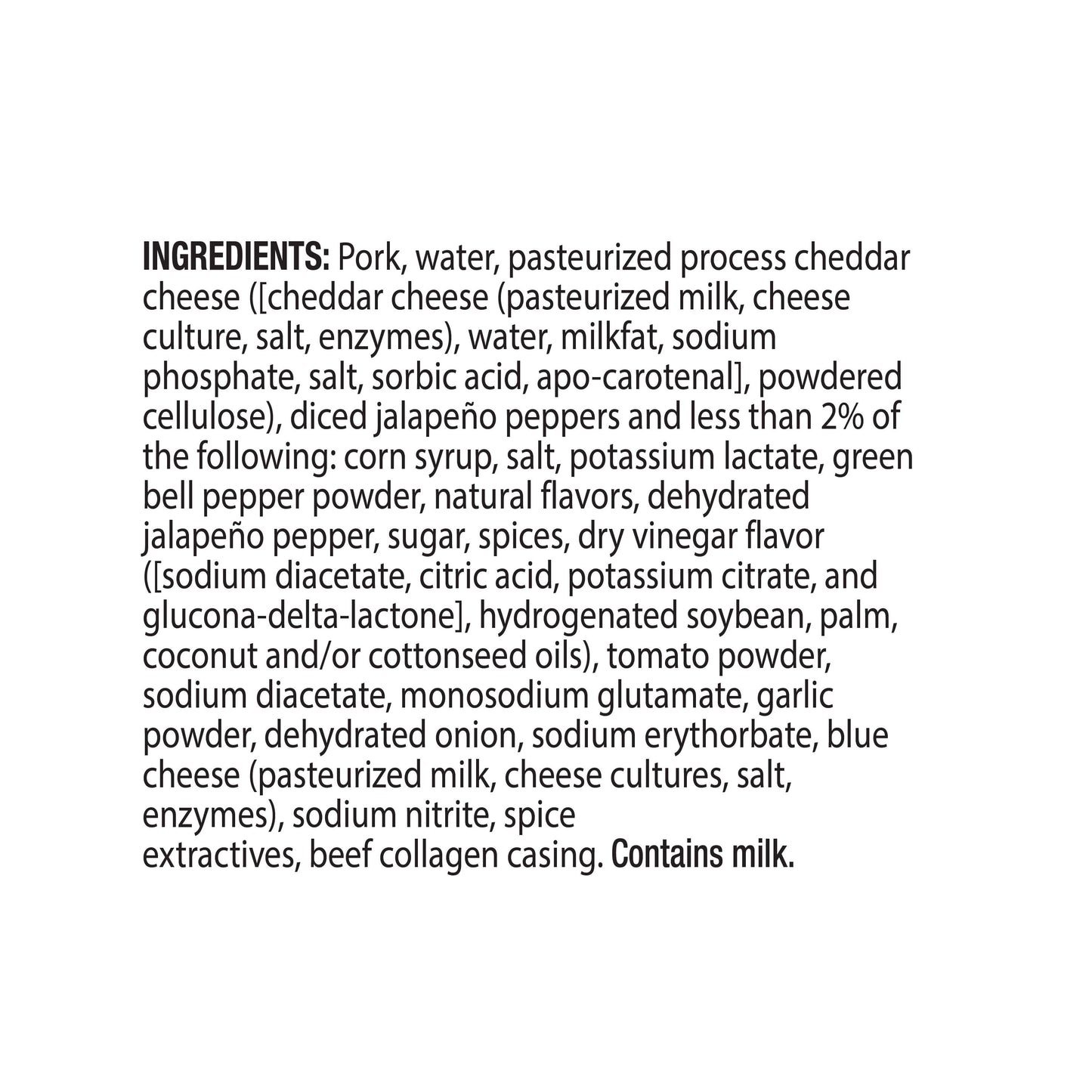Johnsonville Jalapeno & Cheddar Smoked Sausage, 6 Links, 14 oz