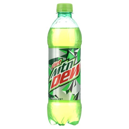 Diet Mountain Dew Citrus Soda Pop, 16.9 oz, 6 Pack Bottles