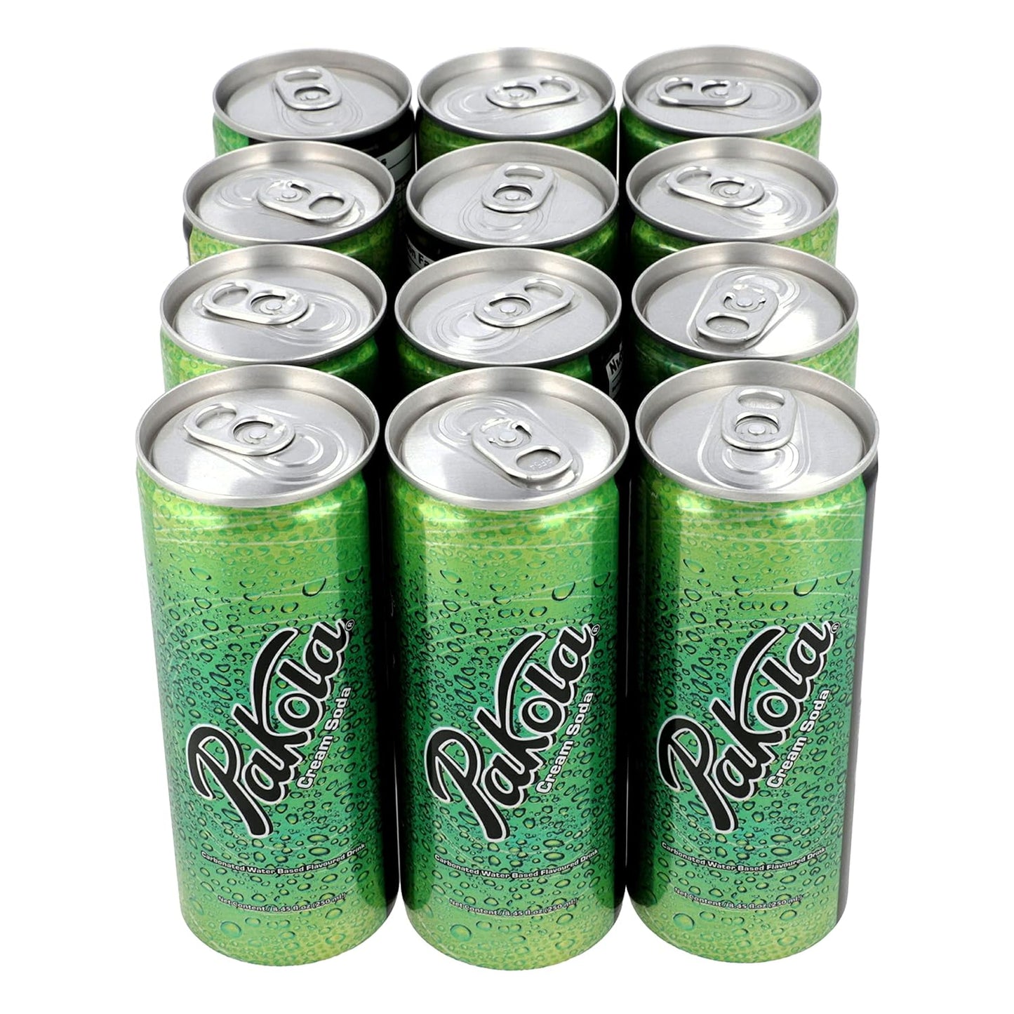 Pakola Cream Soda: A Symphony of Creaminess and Refreshment - Classic Carbonated Soft Drink - (12-Pack) Halal - Original Cream Soda Flavor - Ideal for Drinks & Beverages - Soda Delight - Hydration Refreshment - Rich Flavour - Sparkling Carbonation - Energ