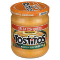 Tostitos Salsa, Medium Salsa Con Queso, 15 Oz Jar