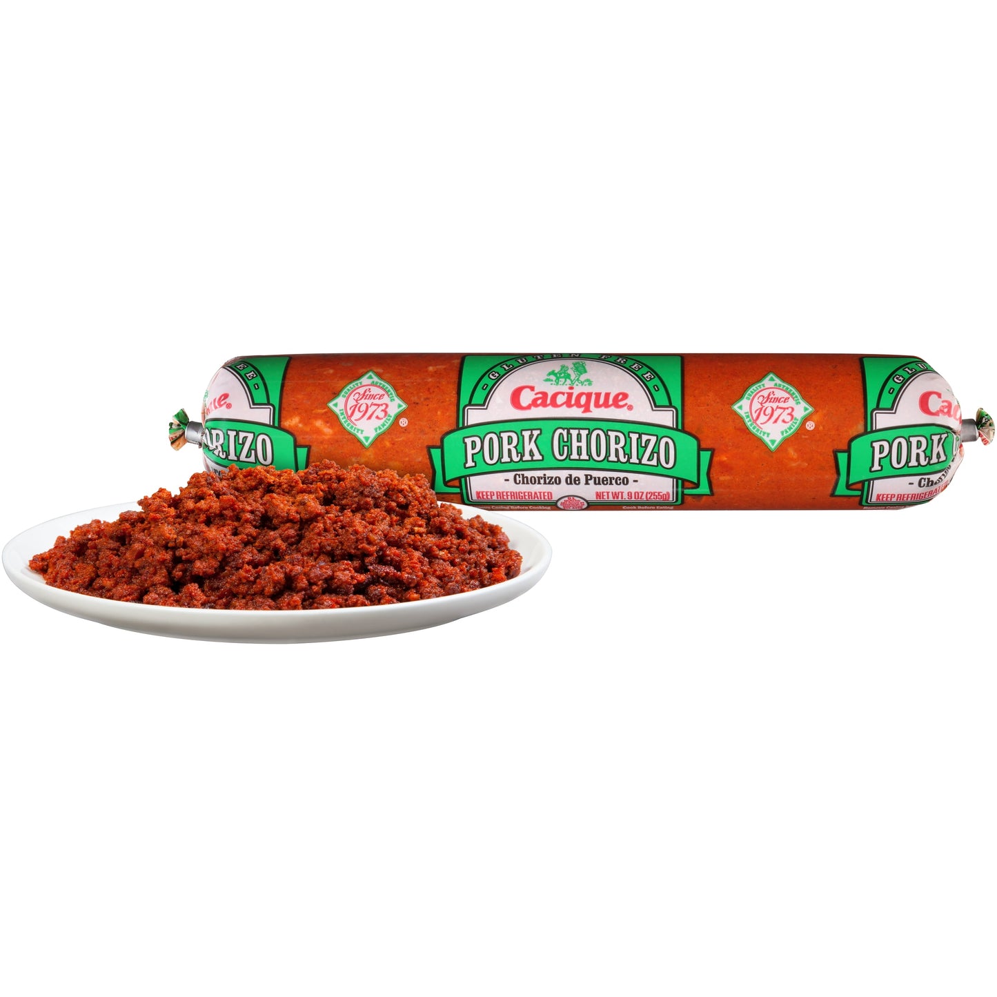 Cacique Pork Chorizo, 9 oz (Refrigerated)