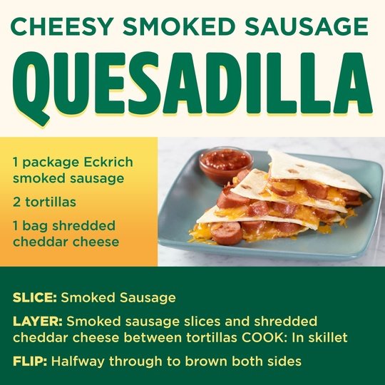 Eckrich Natural Casing Smoked Sausage Rope Family Pack, 39 oz