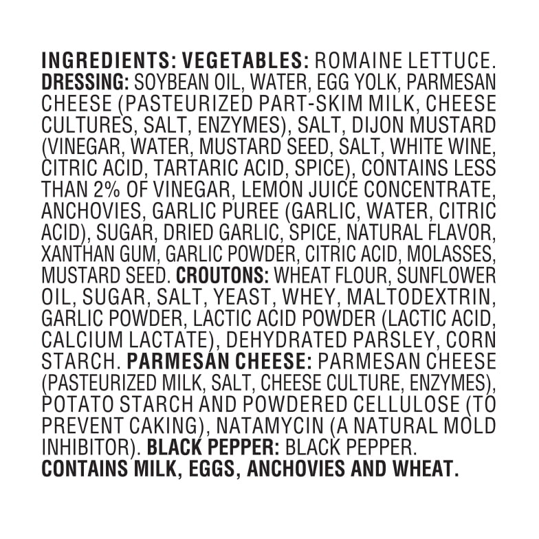 Marketside Caesar Salad Kit, 11.55 oz Bag, Fresh
