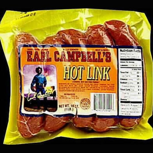 Earl Campbell's Hot Link, 14 oz, 5 Count