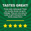 Nathan's Famous Jumbo Restaurant Style Beef Franks, 12 oz