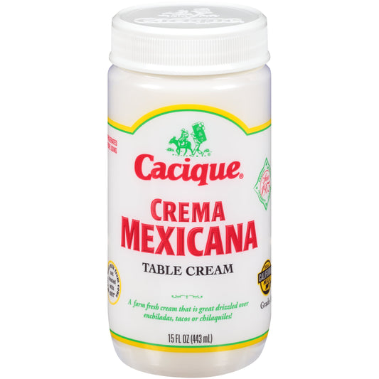 Cacique Crema Mexicana Table Cream, 15 oz (Refrigerated)