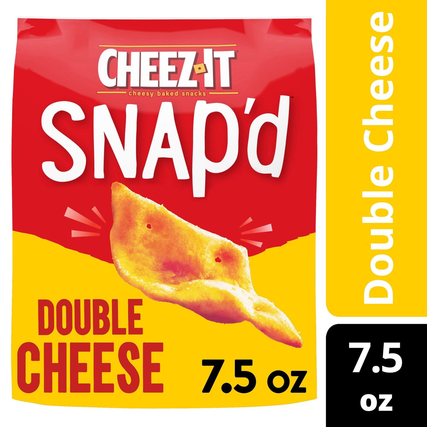 Cheez-It Snap'd Double Cheese Cracker Chips, 7.5 oz
