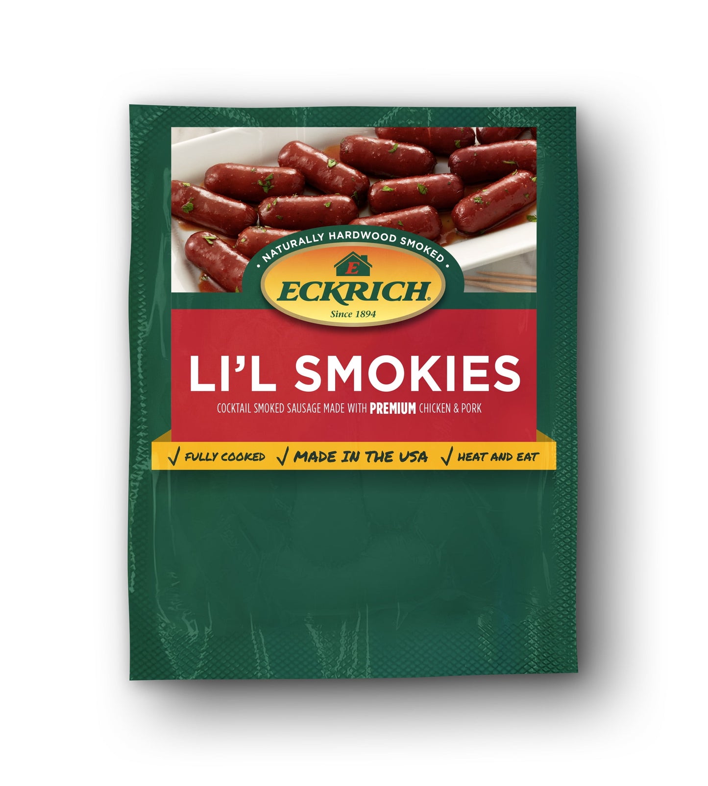 Eckrich Li'l Smokies Cocktail Smoked Sausage Links, 14 oz