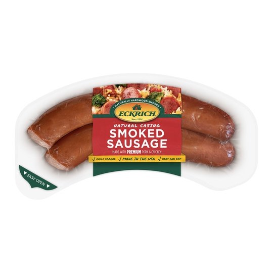 Eckrich Natural Casing Smoked Sausage Rope