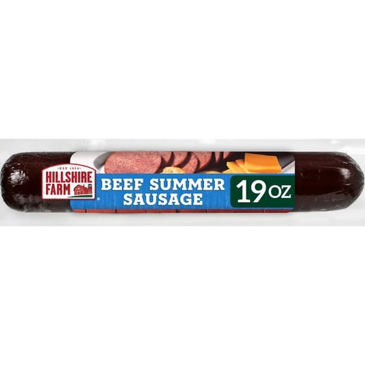 Hillshire Farm Hardwood Smoked Beef Summer Sausage, 19 oz