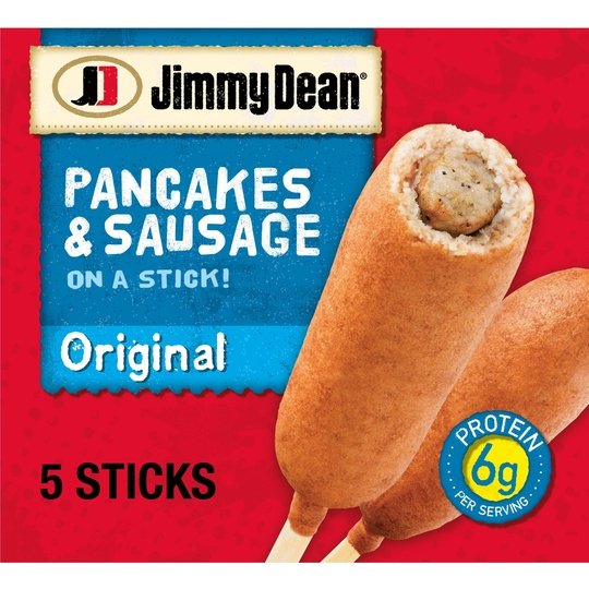 Jimmy Dean Pancake & Sausage on a Stick, 5 Count (Frozen)