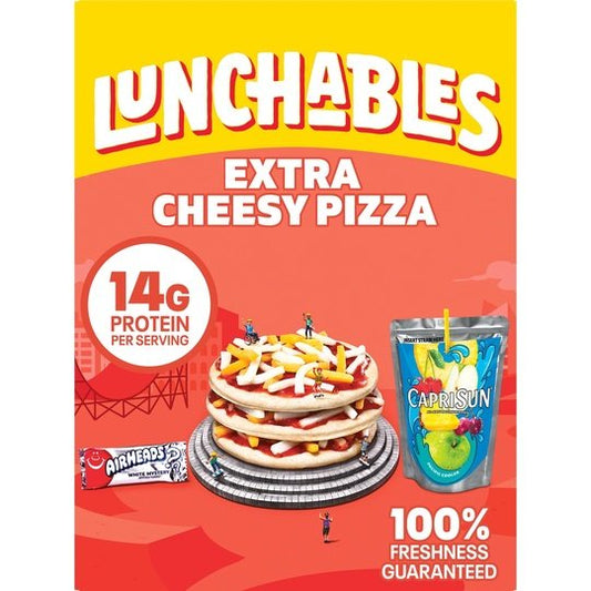 Lunchables Extra Cheese Pizza Kids Lunch Meal Kit, 10.6 oz Box