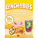 Lunchables Ham & American Cheese Cracker Stackers Kids Lunch Meal Kit, 9.1 oz Box